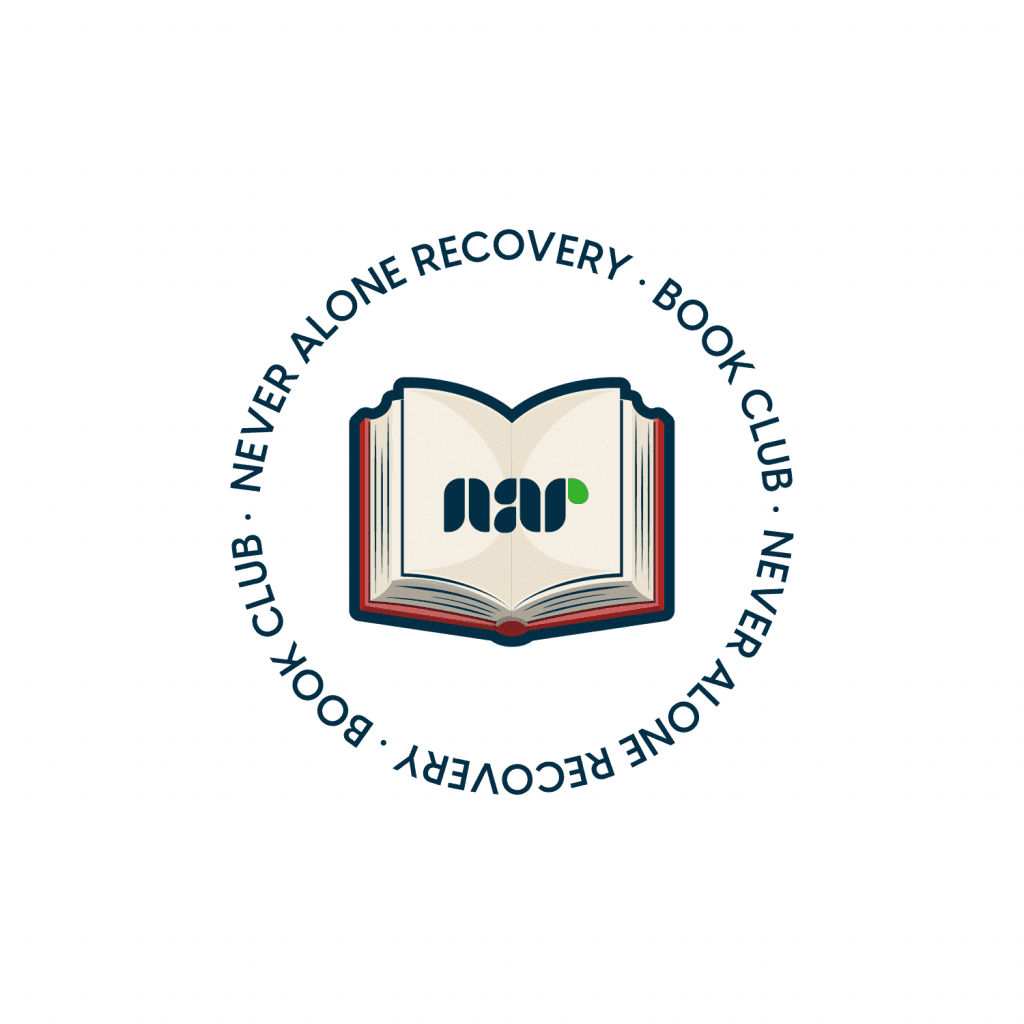 Never Alone Recovery Book Club | Concept by Dane O'Leary Media
